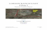 LORSON RANCH EAST Filing 2 - Microsoft · Jimmy Camp Creek East Tributary. Hydrologic Features The most noticeable hydrologic feature is the Jimmy Camp Creek East Tributary, bordering