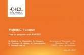 PaRSEC Tutorial - How to program with PaRSEC · PaRSECTutorial HowtoprogramwithPaRSEC G.Bosilca,A.Bouteiller,A.Danalys, M.Faverge,D.Genet,A.Guermouche, T.Heraultandal. UniversityofTennessee-ICL
