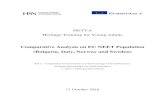Comparative Analysis on EU NEET Population (Bulgaria ...musmed.provincia.livorno.it/fileadmin/... · (Bulgaria, Italy, Norway and Sweden) KA2 – Cooperation for Innovation and the