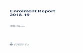 Enrolment Report 2018-19 - University of Toronto · It should be noted that years prior to 2014-15 do not include students in Toronto School of Theology (TST) conjoint programs, unless