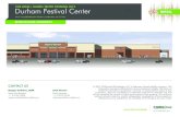 FOR LEASE | HARRIS TEETER OPENING 2019 Durham Festival …€¦ · Anchored by Harris Teeter, Durham Festival Center is a 134,290 SF shopping center located in the heart of Durham.