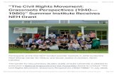 The Civil Rights Movement: Grassroots Perspectives (1940 ... · designed by a collaborative team of scholars, civil rights movement veterans, and educators from Duke, the SNCC (Student