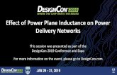 Effect of Power Plane Inductance on Power Delivery Networks€¦ · Also found that number of anti-pads and location didn’t have a big impact on inductance Plane width 500mils,