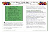 The New York Berry News - hort.cornell.edu · New York Berry News, Vol 2., No. 9 Tree Fruit & Berry Pathology, NYSAES-2-— Raspberry — Fall bearing raspberries are winding down.