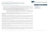 INSTITUTIONAL EQUITY RESEARCH Consumer & Retail sectorbackoffice.phillipcapital.in/Backoffice/Research... · disruption due to inventory rationalization and biometrics of respective