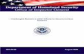 Department of Homeland Security 2IÀFH RI ,QVSHFWRU …Conducting in-person and online training. Training consists of basic understanding and awareness of control systems’ security