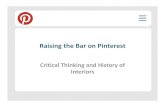Raising the Bar on Pinterest Pinterest Microsoft PowerPoint - IDEC Pinterest presentation Author: mosesel
