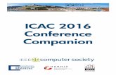ICAC 2016 Conference Companion · Exploring and enabling such capabilities is the ... SAP is enabling the digital transformation of industries with SAP HANA Cloud Platform, SAP S/4HANA,