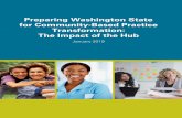 Preparing Washington State for Community-Based Practice Transformation… · 2019. 5. 20. · Healthier Washington Practice Transformation Support Hub (Hub) was established to provide