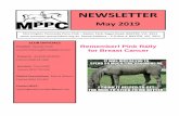 New NEWSLETTER · 2019. 5. 1. · Remember! Pink Rally for Breast Cancer Contact NEWSLETTER May 2019 Mornington Peninsula Pony Club – Baxter Park, Sages Road, BAXTER, VIC, 3911