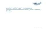 Intel Xeon Phi Processor · Intel® Xeon Phi™ Processor Performance Monitoring Reference Manual – Volume 1: Registers Rev. 002 March 2017 Order No.: 332972-002. You may not use