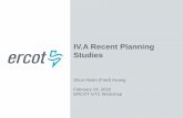 IV.A Recent Planning Studies€¦ · Stability Studies Typical time for IBRs from initial planning to physical interconnection 18-24 Months Number of IBRs currently planned beyond
