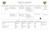 October 13 October 26 - FES · Situational Awareness Presentation 3:30-4:30 Title I Tutoring 3:30-4:30 Study Skills 3:30-4:30 STEM (4th Grade) 3:45-5:15 JH Girls BB Practice 6:30