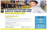 A MANUFACTURING AND SUPPLY CHAIN JOB FAIRfill current job openings right now! • Apply for Entry Level, Professional and Management positions! A MANUFACTURING AND SUPPLY CHAIN JOB