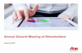 Annual General Meeting of Shareholderss2.q4cdn.com/545627090/files/doc_presentations/2017/2017... · 2017. 6. 13. · The following factors, among others, could cause actual results