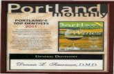 Portland Top Dentists 2011 full cover Top...آ  PORTLAND'S TOP DENTISTS 2011 Which Portland area dentists