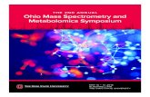 THE 2ND ANNUAL Ohio Mass Spectrometry and Metabolomics ...€¦ · 2:15-2:45 p.m. BREAK (Exhibitors and Networking) 2:45-4:50 p.m. Plenary Session II: Food and Nutritional Metabolomics