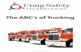 The ABC’s of Trucking€¦ · CAPRI - Software used by Federal Motor Carrier Safety Administration Safety Investigators to conduct a motor carrier compliance review. Carrier: Utilizes