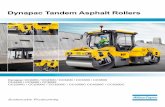 Dynapac Tandem Asphalt Rollers€¦ · promise to offer customers soil and asphalt rollers with very low fuel consumption. The secret is our ECO Mode. We closely monitored the fuel