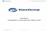 Global Supplier Standards Manual · continued business opportunities. Additionally, a critical review and approval of the Supplier Statement of Work (SSOW) is requested as well as