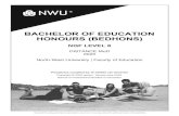 BACHELOR OF EDUCATION HONOURS (BEDHONS)distance.nwu.ac.za/sites/distance.nwu.ac.za/files/files... · 2020. 4. 14. · HONOURS (BEDHONS) NQF LEVEL 8 DISTANCE MoD 2020 ... 5.2 Learning