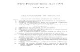 Fire Precautions Act 1971 - Legislation.gov.uk · Fire Precautions Act 1971 CHAPTER 40 ARRANGEMENT OF SECTIONS Premises for which fire certificates are required Section 1. Uses of