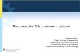 Macro-scale THz communications - Tiedekunnatmoltchan/ELT-53407/5_macroTHz.pdf§ Coefficients è from HITRAN database Propagation and path loss L P ... "Nanonetworks: A New Frontier