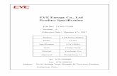 EVE Energy Co., Ltd Product Specification3.2V105Ah).pdf · 2018. 11. 7. · File Name LF105 (3.2V 105Ah) Product Specification Version A Page 1/11 File No. LF105-73103 Controlled