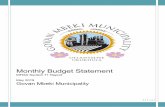 Monthly Budget Statement · The MBRR highlights the format of the monthly budget statements. “28. the monthly budget statement of a municipality must be in the format specified