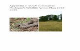 Wildlife Action Plan - Appendix 3 - Species of Greatest ...€¦ · Table of Contents INTRODUCTION TO SGCN SUMMARIES .....14