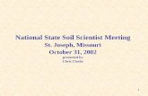 National State Soil Scientist Meeting - USDA · hydrologically correct version of the National Elevation Dataset (NED) and systematic derivation of standard hydrologic derivatives.