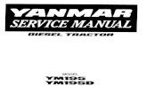 YANMAR YM195 SERVICE MANUAL F007E
