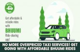 No More Overpriced Taxi Services! Get Going With Affordable Bhuumi Rides