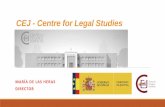 CEJ - Centre for Legal Studies€¦ · MARÍA DE LAS HERAS . DIRECTOR . MINISTRY OF JUSTICE: STRUCTURE AND . ORGANISATION. Ministry of Justice Secretary of State ofJustice Autonomous