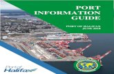 PORT INFORMATION GUIDE · PORT SAFETY 69 9.1 General 70 Emergency Contacts 709.2 Emergency Procedures and Reporting Requirements 709.3 Emergency Coordination Centre (ECC) 719.4 Extraordinary