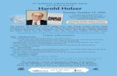 goes VIRTUAL featuring Harold Holzer · 2020. 9. 4. · • Virtual Presentation featuring Lincoln Scholar Harold Holzer in conversation with ALPLM Historian − 7:00 p.m. - 8:30