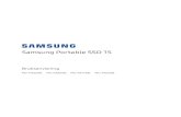 Samsung Portable SSD T5...Samsung Portable SSD T5 gör det möjligt för användaren att sömlöst och säkert lagra, få åtkomst till och överföra data mellan olika operativsystem