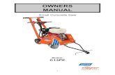 C13PE owner's manual - rev 4-2019 - Norton Abrasives€¦ · PURCHASE FROM: _____ ADDRESS: _____ CITY_____ STATE _____ ZIP _____ TELEPHONE NO. _____ ... outside collar projecting