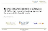 Technical and economic analysis of different solar cooling …task53.iea-shc.org/Data/Sites/53/media/events/meeting-09/... · 2018. 5. 3. · Slide 3 Technical Key Figures Non-renewable