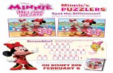 Minnie’s P U Z Z LERS - Life. Family. Joy · Happy Helpers On Board! ON DISNEY DVD FEBRUARY 6 Minnie’s P U Z Z LERS Can you find 5 differences in the scenes below? Spot the Dierences!