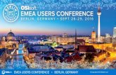 EMEA USERS CONFERENCE • BERLIN, GERMANY€¦ · Esri GIS Operation Dashboard/ WebMaps SAP HANA Data Access Layer PI Cloud Connect ... Energy Market & Trading Systems Other Business