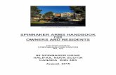 SPINNAKER ARMS HANDBOOK · 2016. 8. 11. · 2015-2016 80 Spinnaker Drive. HCCC #155 . President Robin Maginley Unit 210 . Vice President John Webb Unit 308 . Treasurer Marli MacNeil