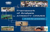 Framework of Analysis€¦ · [blank inside cover] Framework of Analysis ... Through the “Human Rights Up Front” initiative, we are committed to upholding the promise of “never