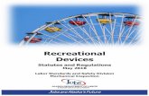 Recreational Devices - Alaska Dept of Labor2 ALASKA STATUTES TITLE 5, CHAPTER 20 RECREATIONAL DEVICES Sec. 05.20.010. Owners or operators to provide safe equipment. An owner or operator