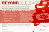 TRAVEL TIPS FOR TEENS - Marshall & Sterling Insurance · 2019. 9. 11. · Loss prevention tips for all your home matters provided by: Marshall & Sterling Security Tips for Teens Traveling