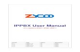 IPPBX User Manual PBX/ZPX Series... · IPPBX User Manual (V1.4 ,Applied to ZPX04**, ZPX08**,ZPXP**) version date author description V1.1 2009-1-10 Yu Editor V1.2 2009-7-07 Yu Editor