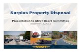 Presentation to GDOT Board Committee...Presentation to GDOT Board Committee December 14, 2011 ¾Organizational Structure ¾Policies, Procedures, & Statutory Regulations ¾Historical