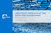 ANTITRUST ASPECTS OF BIG DATA AND ALGORITHMS · Presentation: 1 hour . 1 Kevin Wright Partner, Chair, Canadian International Trade, Regulatory and Government Affairs GroupCanada T: