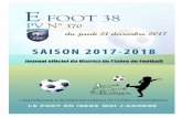 DISTRICT DE L'ISERE DE FOOTBALL - 370 · 2017. 12. 21. · 05/12/2017 parue le 07/12/2017 PV N° 368. MATCH : BOURGOIN FC 1 / ECHIROLLES FC 1 – FEMININES A11 – U18 – POULE UNIQUE