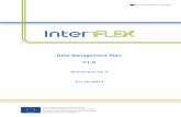 Data Management Plan V1 - InterFlex...into the market and development potential of the orientations that were given by the call for proposals, i.e., demand-response, smart grid, storage